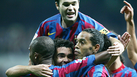 Ronaldinho là ác mộng của Real Madrid Ronaldinho là ác mộng của Real Madrid