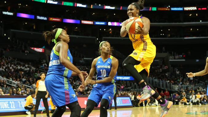 WNBA: Dallas Wings vs Los Angeles Sparks June 13, 2017 Los Angeles Sparks Nữ vs Dallas Wings Nữ