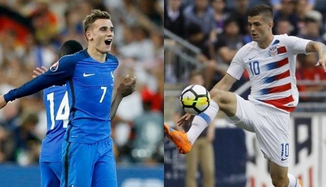 pháp vs Mỹ world cup 2018