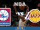 Los Angeles Lakers vs Philadelphia 76ers