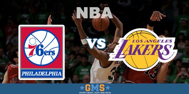 Lakers-2 Los Angeles Lakers vs Philadelphia 76ers