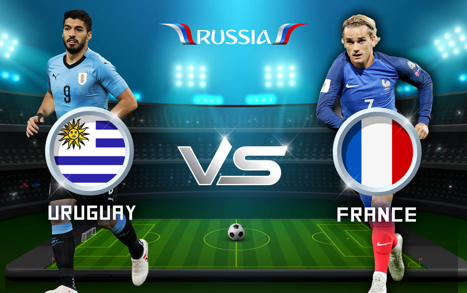 Uruguay vs Pháp