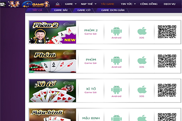 Các trò chơi Ongame được nhiều người tải về máy tính lam-sao-de-tai-ongame-ve-may-tinh