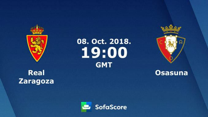 Real Zaragoza vs Osasuna Real Zaragoza vs Osasuna
