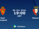 Real Zaragoza vs Osasuna