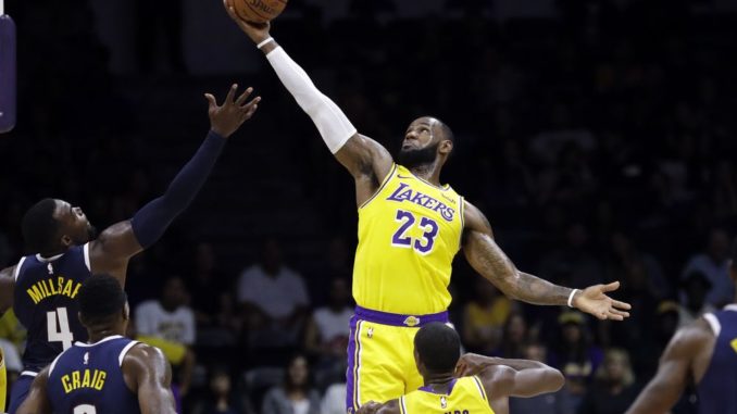 APTOPIX Nuggets Lakers Basketball
