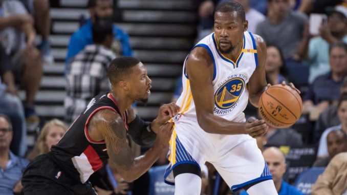 9692585-nba-preseason-portland-trail-blazers-at-golden-state-warriors Trail Blazers vs Golden State Warriors
