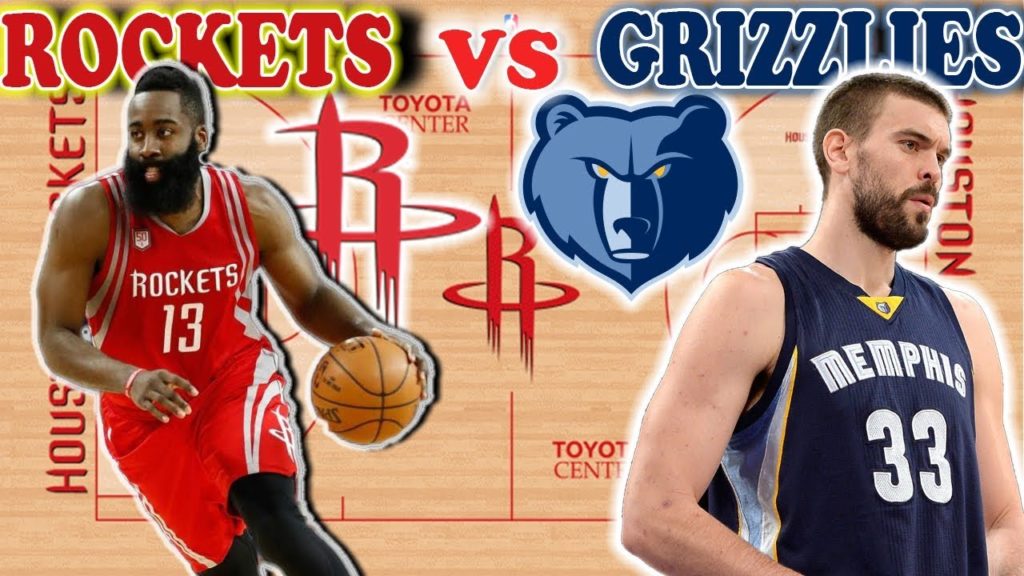 Memphis Grizzlies vs Houston Rockets 