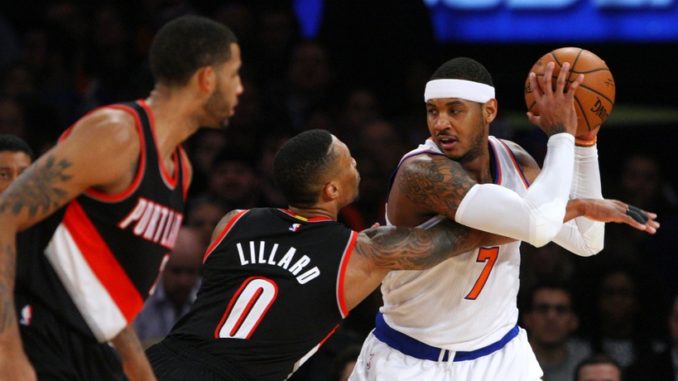Portland Trail Blazers vs New York Knicks