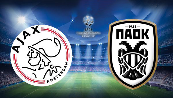 Ajax Amsterdam vs PAOK Saloniki Ajax Amsterdam vs PAOK Saloniki