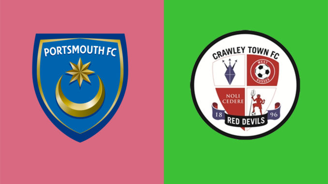 Portsmouth vs Crawley Town Portsmouth vs Crawley Town