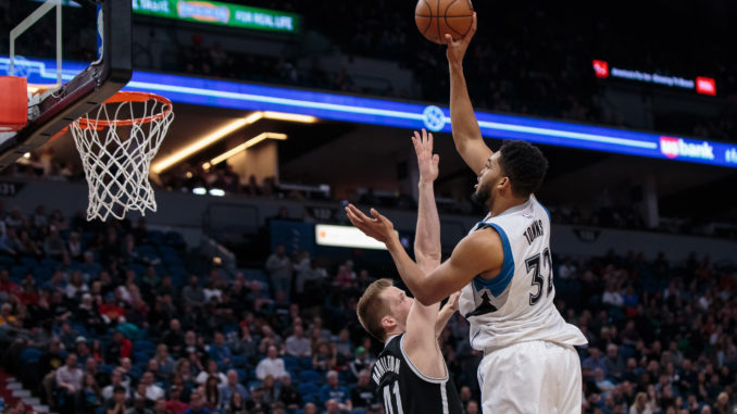 NBA: Brooklyn Nets at Minnesota Timberwolves Brooklyn Nets vs Minnesota Timberwolves