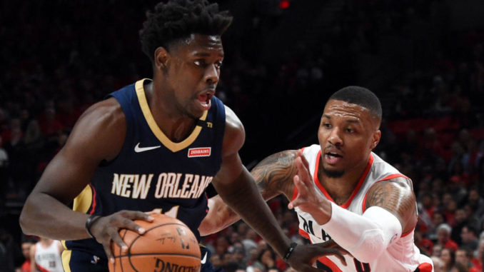 jrue-holiday Toronto Raptors vs New Orleans Pelicans
