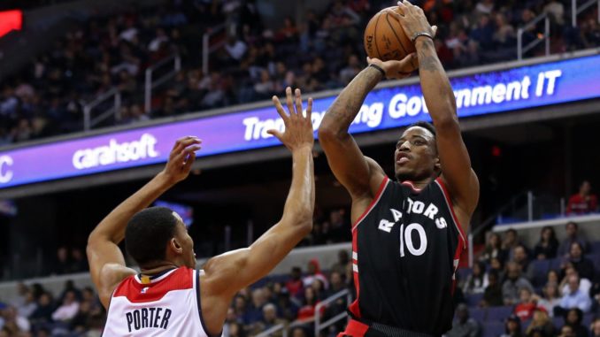 DeMar-DeRozan-black-uni-shoots-vs-Wizards