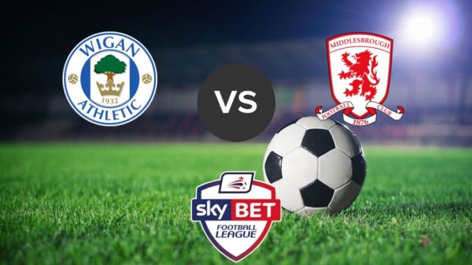 Wigan vs Middlesbrough Wigan vs Middlesbrough