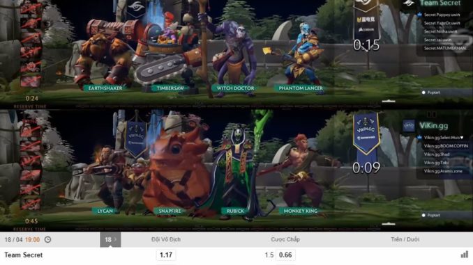 18 Apr- Team Secret vs ViKiN.gg (Ver.3)