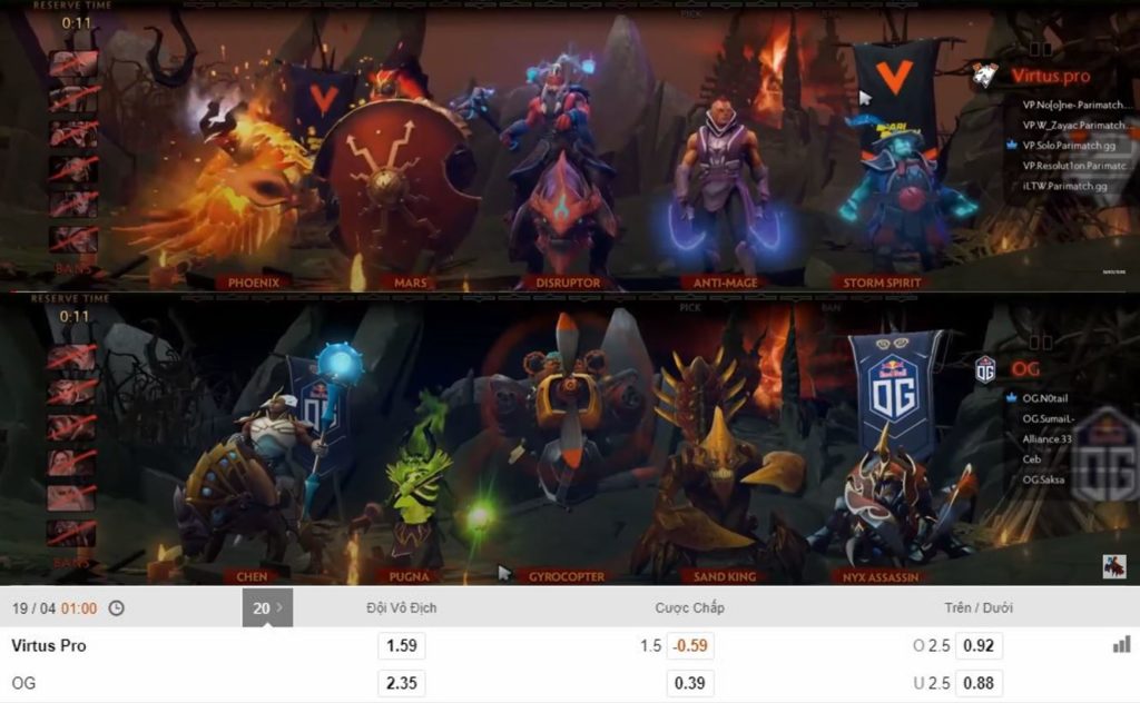 Virtus Pro vs OG 