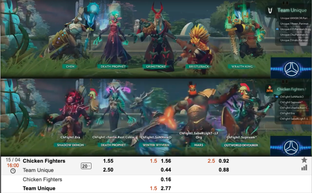Chicken Fighters vs Team Unique 