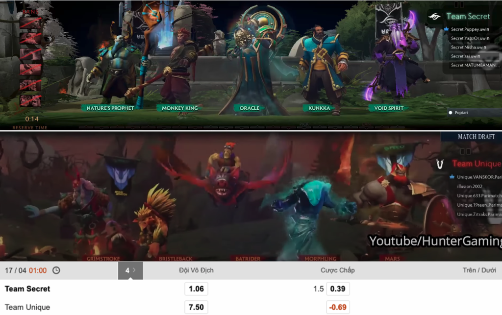 Team Secret vs Team Unique 