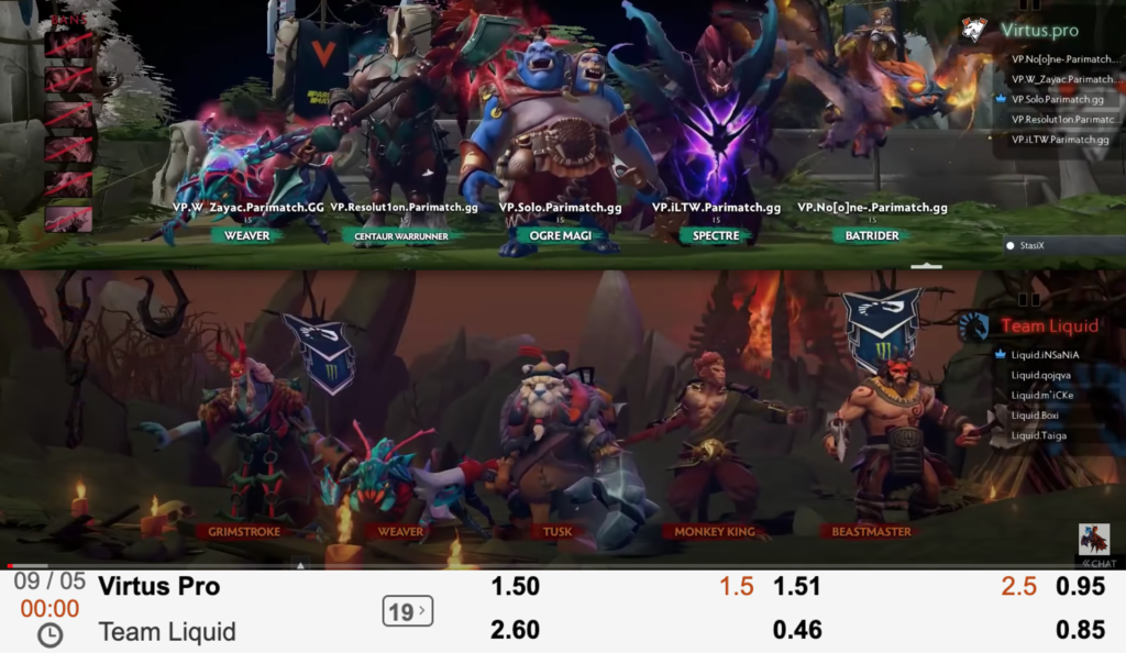 Virtus Pro vs Liquid