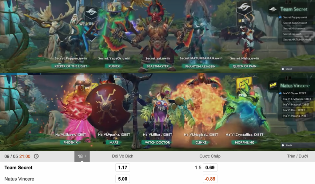 Secret vs Natus Vincere