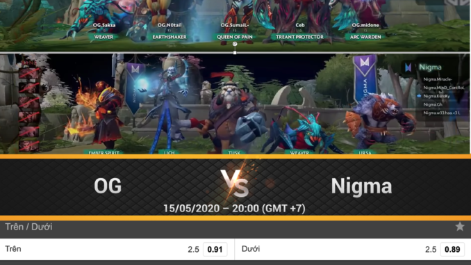 15 May - Nigma vs OG