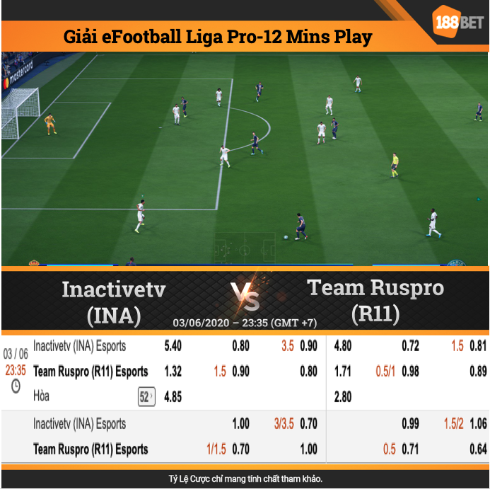 Inactivetv (INA) vs Team Ruspro (R11)