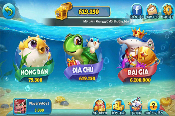 Chơi bắn cá trực tuyến