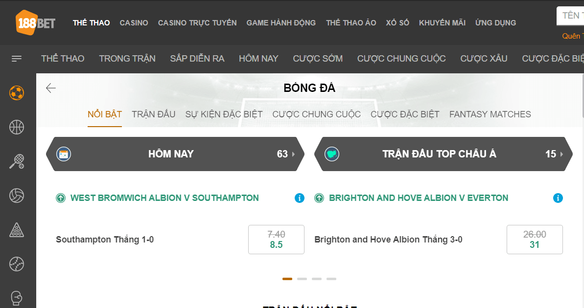Kèo châu âu 188bet Cá Cược Bóng Đá Trực Tuyến Tại 188bet Có An Toàn Không?
