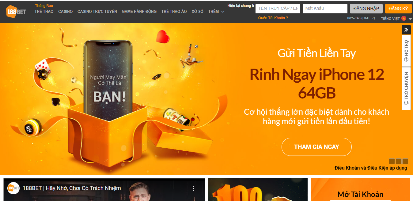 Đăng nhập vào tài khoản cá cược. Cách Cá Cược Golf Online Tại 188BET Dễ Ăn Tiền Nhất Bạn Nên Biết
