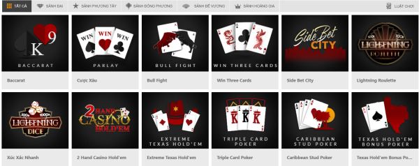 Sảnh và các hình thức chơi đã được 188Bet giới thiệu rất rõ Hướng Dẫn Chơi Baccarat 188BET Cho Người Mới Nhập Môn