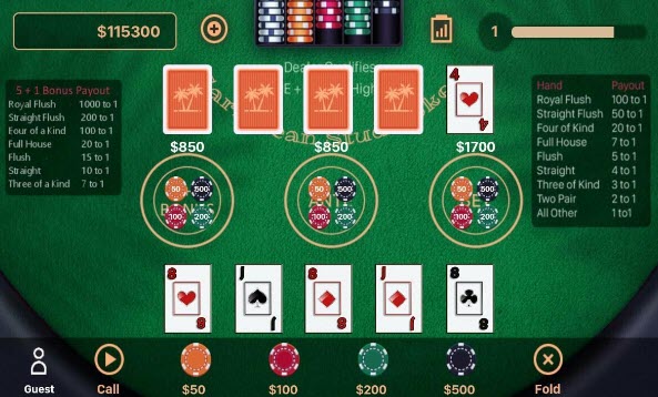 Caribbean-Stud-Poker-188bet-2 Hướng Dẫn Cách Chơi Caribbean Stud Poker Tại Nhà Cái 188BET