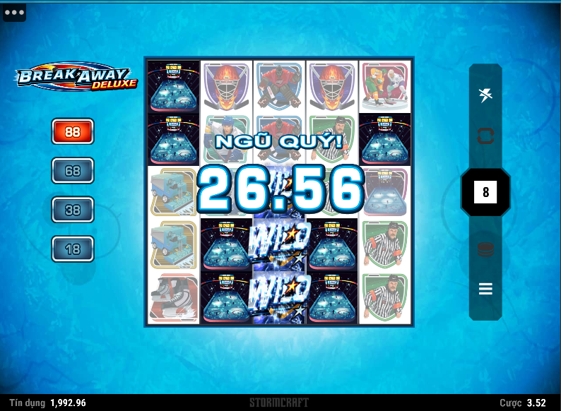 Thưởng ngũ quý với tỷ lệ 26.56 Hướng Dẫn Chơi Game Cầu Băng Hạng Sang Thưởng Lớn Tại 188Bet