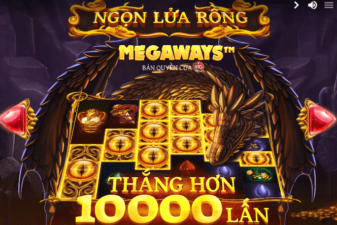 Luật chơi ngọn lửa rồng vô cùng đơn giản Game Ngọn Lửa Rồng (Megaways) - Game Hot Nhất Tháng 6/2021