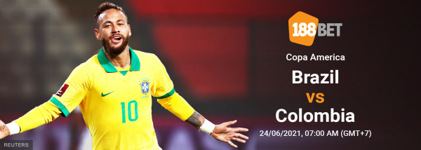 Soi kèo Brazil vs Colombia, 7h ngày 24/6: Chất lượng vượt trội