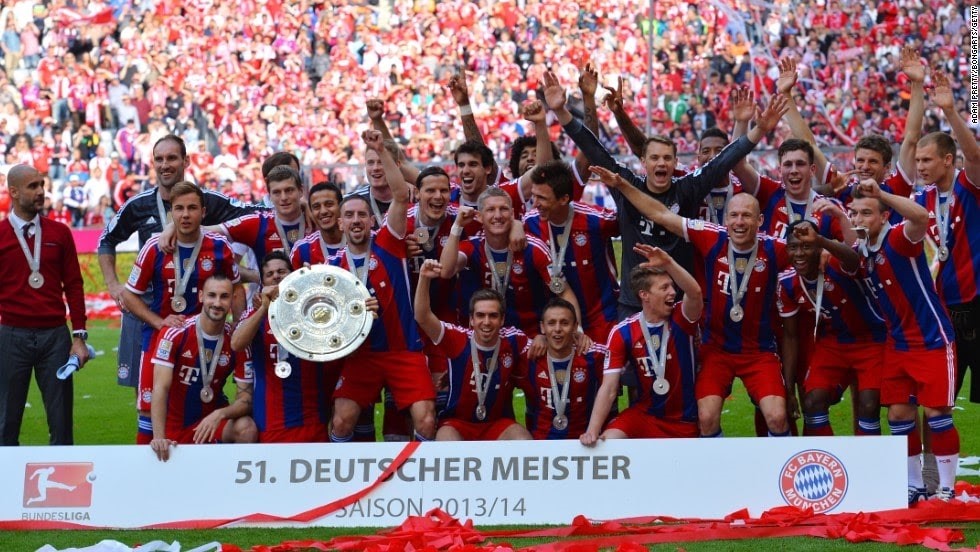 Bayern Munich tại Bundesliga 2013-14 Bayern Munich Vô Địch Bundesliga 1 9 Lần Liên Tiếp