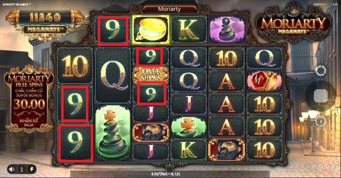 Siêu đường cược Moriarty là slot game nổi bật mùa hè này tại Casino 188BET Hướng Dẫn Trò Chơi Siêu Đường Cược Moriarty Tại 188BET