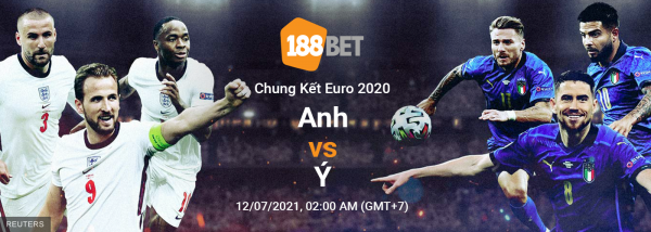 Soi kèo Anh vs Italia, 02h00 ngày 12/07: Danh hiệu đầu tiên