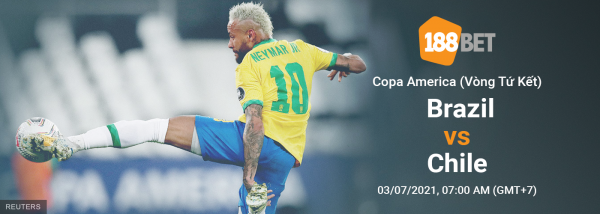 Soi kèo Brazil vs Chile, 7h00 ngày 3/7: Tràn đầy tự tin