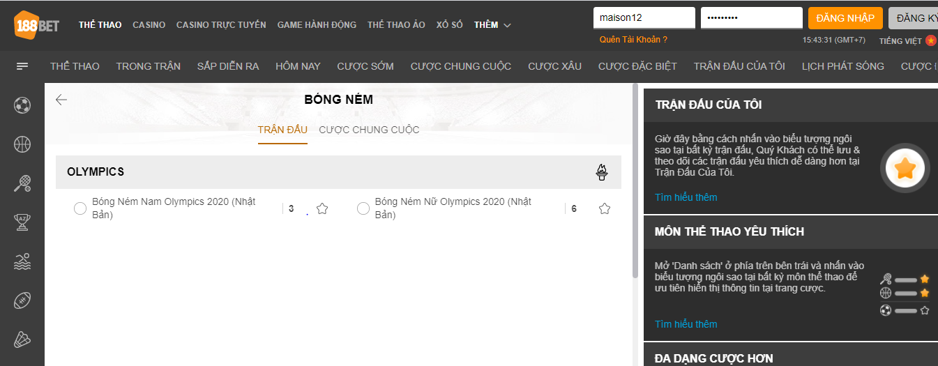 Rất nhiều hình thức tham gia cá cược tại 188bet Bóng Ném Là Gì? Cách Chơi Cá Cược Bóng Ném Tại Nhà Cái 188bet