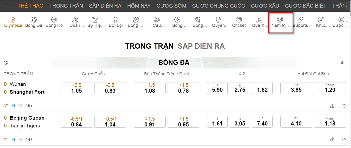 Chọn bộ môn ném phi tiêu Hướng Dẫn Cách Chơi Và Luật Cá Cược Ném Phi Tiêu Đơn Giản