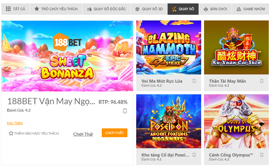 Người chơi phải tham gia Trò Chơi Hợp Lệ trong Casino Quay Số Đấu Trường Tốc Độ - Gần 1.2 Tỷ Đồng Tổng Thưởng Tại 188BET