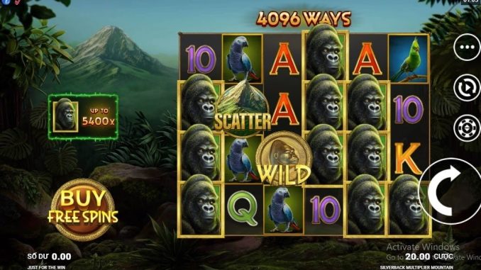 Silverback: Núi Multiplier Game Quay Số Trả Thưởng