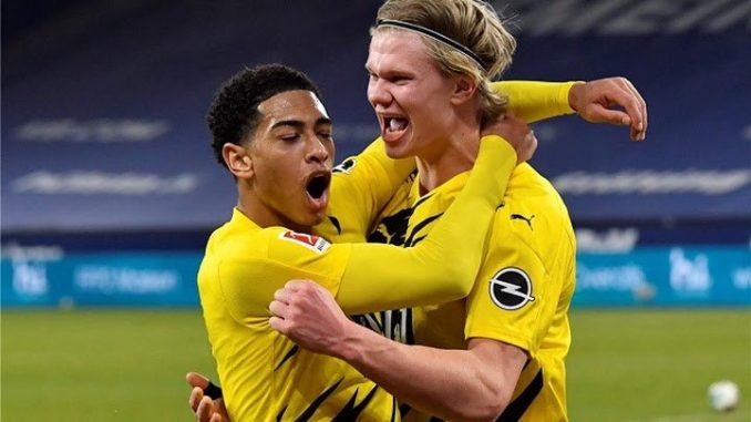 Bellingham-thay-Sancho Bellingham thay Sancho trở thành 'cạ cứng' của Haaland