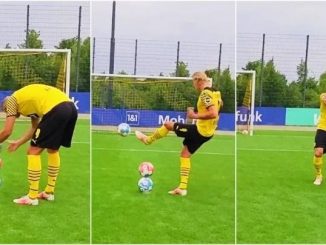 Dortmund tìm phương án dự phòng, Haaland có hành động lạ