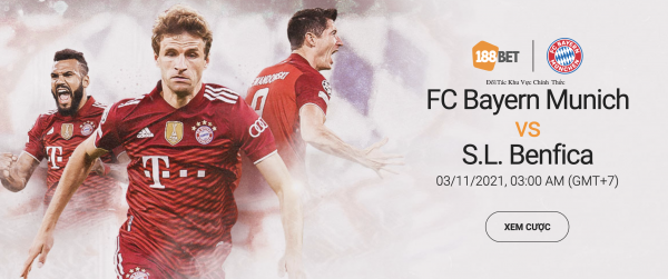 Soi kèo Bayern Munich vs Benfica, 03h00 ngày 03/11: Oanh tạc bàn thắng