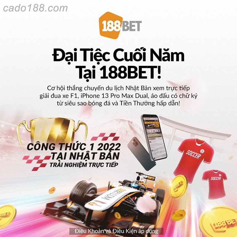 Đại tiệc cuối năm tại 188bet Cần nắm rõ điều kiện tham gia chương trình khuyến mãi