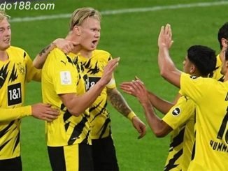 Haaland trở lại giúp Dortmund tiến sát ngôi đầu BXH