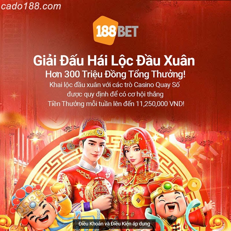 Giải đấu Hái Lộc Đầu Xuân – chơi hay mà còn rinh ngay quà khủng Chơi giải đấu Hái Lộc Đầu Xuân - Nhận quà khủng ở 188Bet
