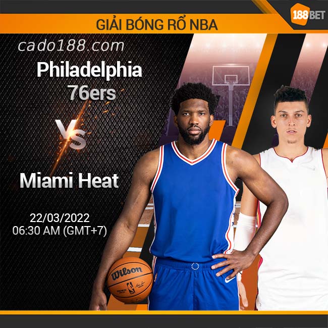 Miami Heat sẽ kết thúc chuỗi du đấu dài hơi sau trận chiến với Philadelphia 76ers Soi kèo bóng rổ Philadelphia 76ers vs Miami Heat, 22/3